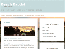 Tablet Screenshot of beachbaptist.org